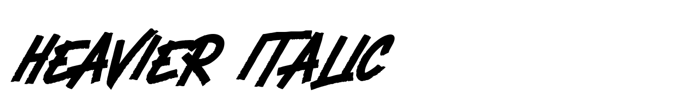 Heavier Italic